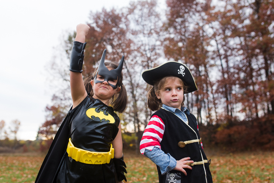 kids in halloween costumes photography