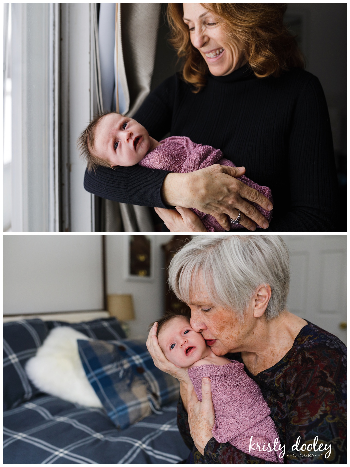 grandmothers and newborn